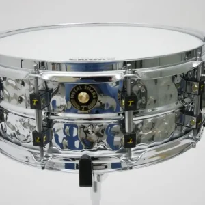 Snaredrum Tamburo 14" x 5,5" model Metal stalen gehamerde ketel Seizoensaanbieding