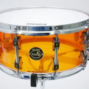 Snaredrum Tamburo 14" x 6,5" model Volume Acrylic shell oranje Gratis Retour