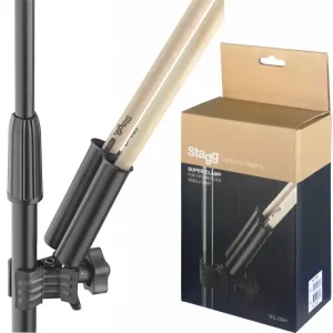 Stokkenhouder Stagg 1 paar, met klem uitloop product dus op = op Hete Deal