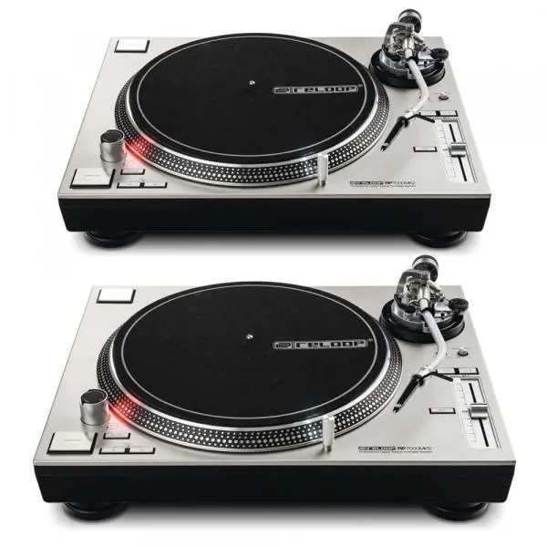 Hoge Kwaliteit Reloop RP-7000 MK2 Silver X2