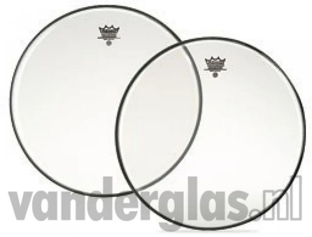 Flitsaanbieding Slagvel 12" Remo Ambassador clear