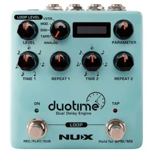 Merkproduct Dubbel Effect pedal NUX Verdugo dual delay engine duo time