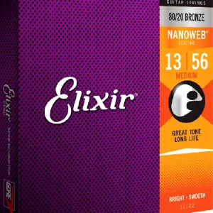 Speciale Aanbieding Gitaar snarenset Elixer Nanoweb bronze coated 80/20