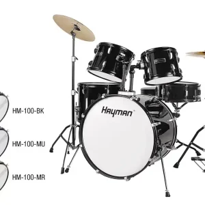 Hayman HM-100-BK 5-delig drumstel Gereduceerde Prijs