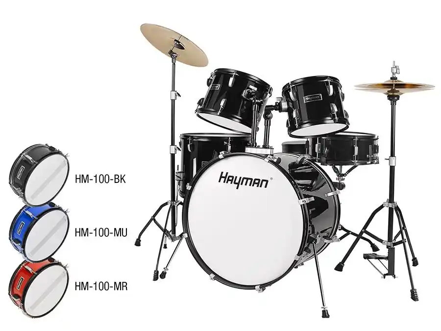 Hayman HM-100-BK 5-delig drumstel Gereduceerde Prijs