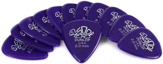 Veilige Betaling Plectrum Dunlop Delrin-500 - 2,00 mm