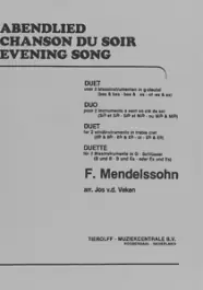 Abendlied/Avondlied, Duo Blaasinstrumenten Superprijs