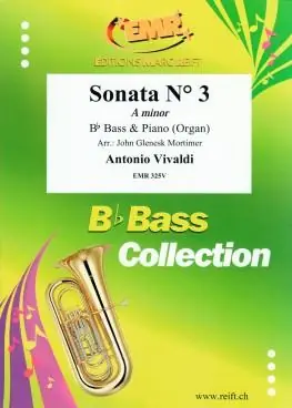 Antonio Vivaldi: Sonata Nr.3 in A minor (Bb Bass) Shop Nu