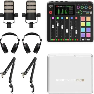 Beperkte Voorraad Rode RODECaster Pro II 2 Person Bundle