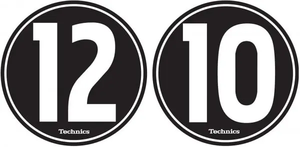Gecertificeerd Technics LP-Slipmat 12-10 (mixed set)