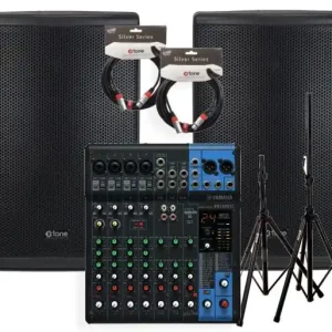 Yamaha Mg10Xu + 2x Xts12 + Xlr Xlr 6M+ Stand Tijdelijk Beschikbaar