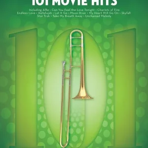 101 Movie Hits for Trombone Direct Beschikbaar