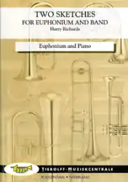 Two Sketches For Euphonium And Band - Euphonium &Piano Speciale Aanbieding