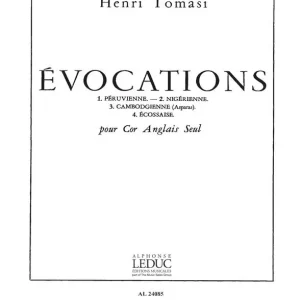 Aanbieding Tomasi Henri Evocations Cor Anglais Solo