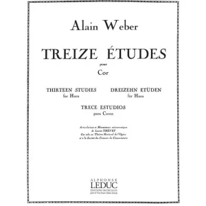A. Weber: 13 Etudes Op = Op