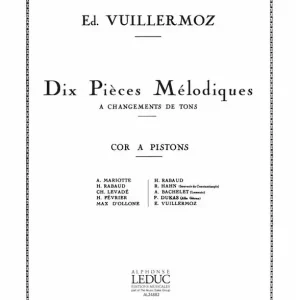 10 Pieces melodiques a changements de Tons Betrouwbaar