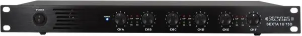 Tijdelijk Beschikbaar Definitive audio SEXTA 1U 75D