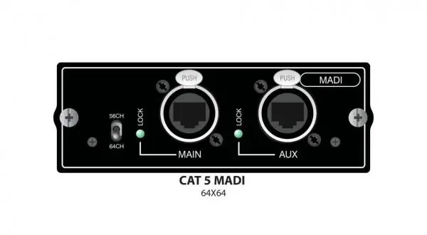 Speciale Aanbieding Soundcraft SI Option CardMADI Cat5