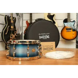Slingerland Radio King Blue & Silver Lacquer Limited Edition 14x07 Gratis Retour