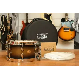 Slingerland Radio King Black and Gold Lacquer Limited Edition 14x07 Snelle Levering