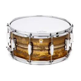 Populair Ludwig Ludwig LB464R 14x6,5 Raw Brass Snare Drum