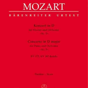 Wolfgang Amadeus Mozart: Konzert in D fur Klavier und Orchester Nr. 5 Exclusieve Aanbieding
