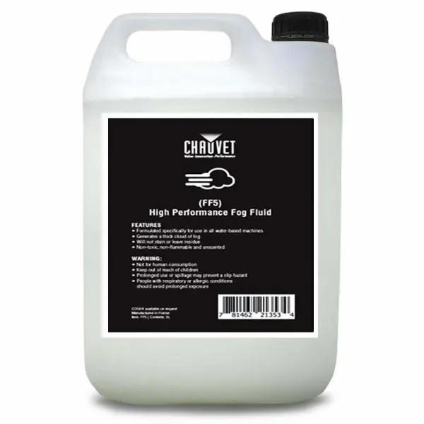Chauvet dj High Performance Fog Fluid (FF5) Direct Verzonden