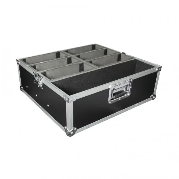 Power acoustics FlightCase 6 Par Slim Exclusieve Aanbieding