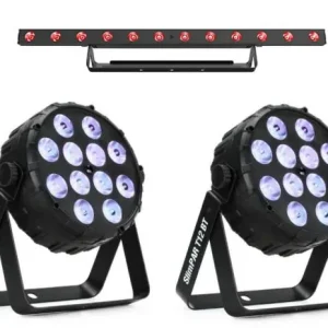 Actieprijs Chauvet dj COLORband T3 BT+ SlimPAR T12 BT x 2