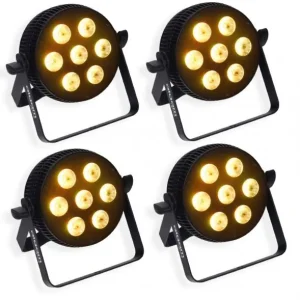 Meest Verkocht Algam lighting 4 x Slimpar 710 Quad