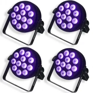 Algam lighting 4 x Slimpar-1210-HEX + Snelle Levering