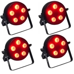 Algam lighting 4 x Slimpar-510-Quad Direct Verzonden