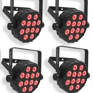 Direct Verzonden Chauvet dj 4 x SlimPAR Q12 BT +