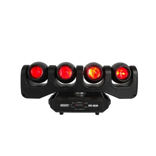 Power lighting SPIN 4BEAM Bestel Nu