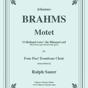 "Motet, O Heiland reisbach s? die Himmel auf" Laatste Versie