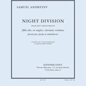 Andreyev: Night division pour 7 instruments Populair