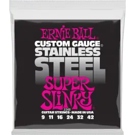 Ernie Ball Stainless Steel Super Slinky 2248 Express Levering