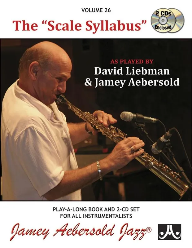Uitverkoop Aebersold Jazz Play-Along Volume 26: The Scale Syllabus