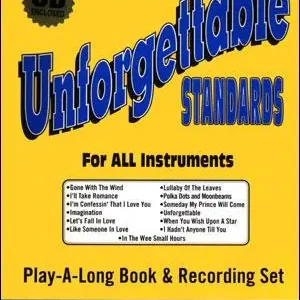 Aebersold Jazz Play-Along Volume 58: Unforgettable Standards Aanbieding