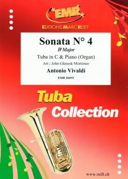 Vivaldi: Sonata Nr 4 in Bb Major (Tuba) Gratis Verzending