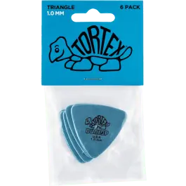 Seizoensaanbieding Dunlop 431P100 Tortex Triangle Plectrum 1.00mm 6-Pack