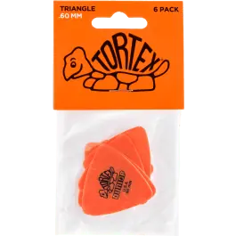Flitsaanbieding Dunlop 431P60 Tortex Triangle Plectrum 0.60mm 6-Pack