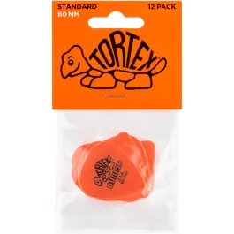 Dunlop Tortex Standard .60 Plectrum 12-Pack oranje Fabrieksprijs