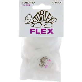 Dunlop 428P114 Tortex Flex Standard Plectrum 1.14mm 12-Pack Flitsaanbieding