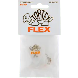 Dunlop 428P60 Tortex Flex Standard Plectrum 0.60mm 12-Pack Nu Kopen