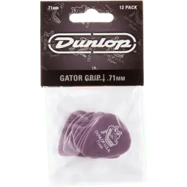 Alleen Vandaag Dunlop 417P71 Gator Grip Plectrum 0.71mm 12-Pack