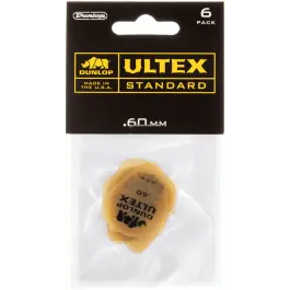 Dunlop 421P60 Ultex Standard Plectrum 0.60mm 6-Pack Speciale Aanbieding