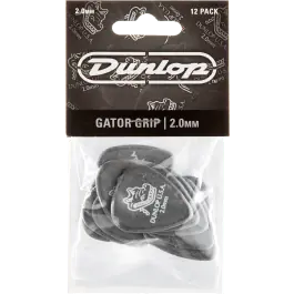 Finale Uitverkoop Dunlop 417P200 Gator Grip Plectrum 2.00mm 12-Pack