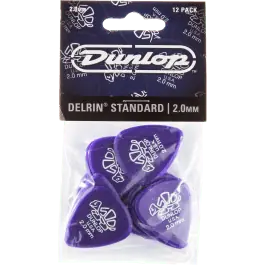 Dunlop 41P200 Delrin Plectrum 2.00mm 12-Pack Seizoensaanbieding