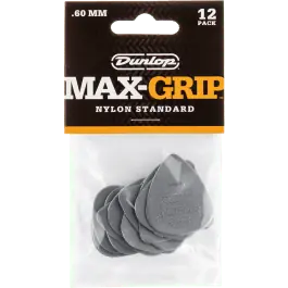 Dunlop 449P060 Max Grip Plectrum 0.60mm 12-Pack Betrouwbaar